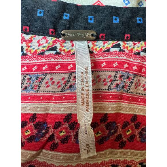 Free People | Bohemian Peace Maker Dress in Black Combo  | Size Small - Picture 5 of 6